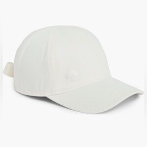 Kate Spade Bow Baseball Hat in Cream